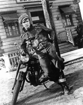 Canvas Print The Wild One directed by Laszlo Benedek, 1953