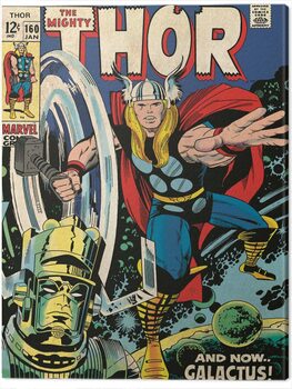 Canvas Print Thor - Galactus
