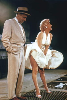 Canvas Print Tom Ewell And Marilyn Monroe
