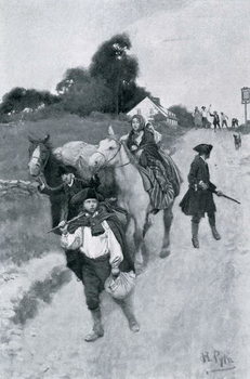 Canvas Print Tory Refugees on Their Way to Canada