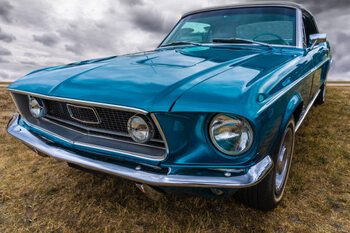 Canvas Print tough American car from the fifties