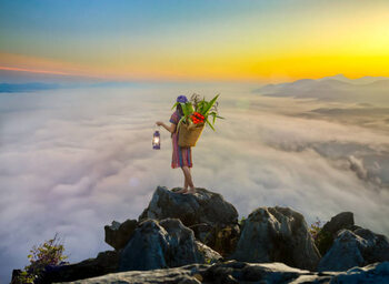 Canvas Print Travel Nomadic