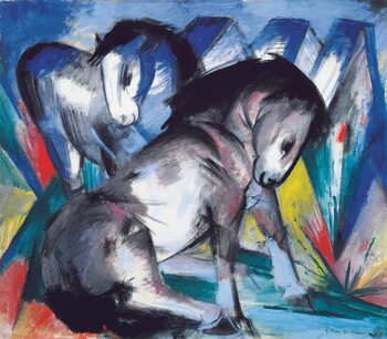 Canvas Print Two Horses, 1913