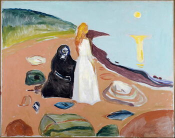 Canvas Print Two Women on the Beach