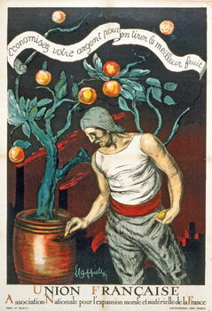 Canvas Print Union Française Association Nationale pour l'expansion morale et matérielle de la France