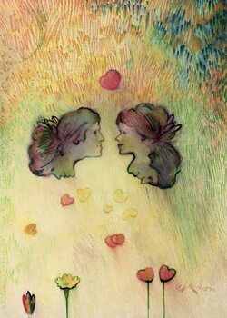 Canvas Print Valentine's Day, 1984