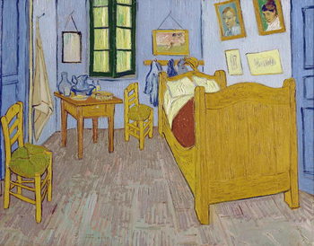 Canvas Print Van Gogh's Bedroom at Arles, 1889