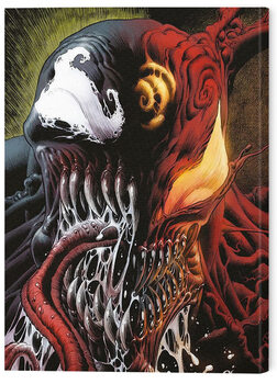 Canvas Print Venom: Carnage - Half/Half