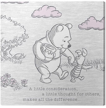 Canvas Print Winnie The Pooh - A Little Consideration