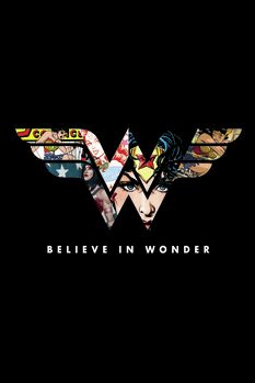 Canvas Print Wonder Woman - Believe in Wonder