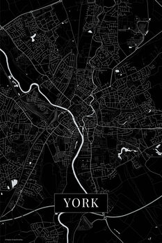 Canvas Print York black