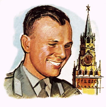 Canvas Print Yuri Gagarin