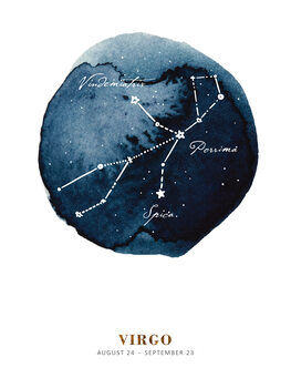 Canvas Print Zodiac - Virgo