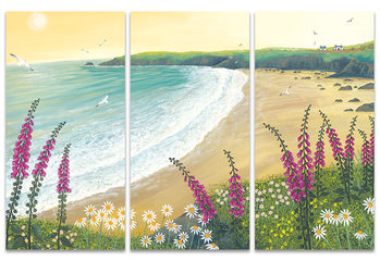 Jo Grundy - Dawn Over Foxglove Bay Canvas Print