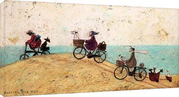 Sam Toft - Electric Bike Ride Canvas Print