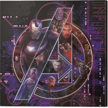 Canvas-taulu Avengers: Infinity War - Icon Characters