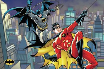 Canvas-taulu Batman and Robin - Night saviors