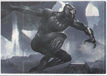 Canvas-taulu Black Panther - To Action