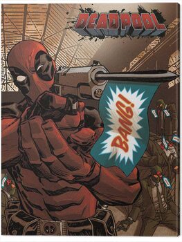 Canvas-taulu Deadpool - Bang
