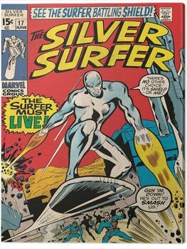 Canvas-taulu Fantastic Four 2: Silver Surfer - Must Live