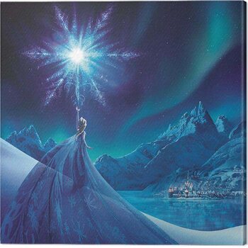 Canvas-taulu Frozen - Elsa Ice Star
