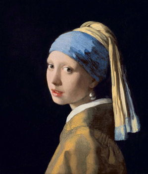 Canvas-taulu Girl with a Pearl Earring, c.1665-6