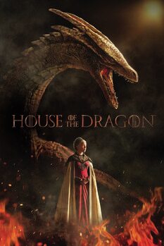 Canvas-taulu House of the Dragon - Rhaenyra Targaryen