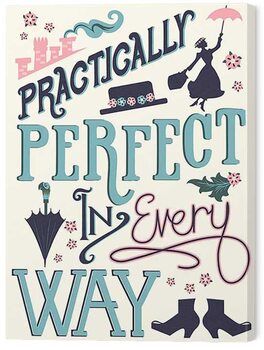 Canvas-taulu Mary Poppins - Practically Perfect in Every Way