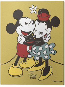 Canvas-taulu Mickey & Minnie Mouse - True Love
