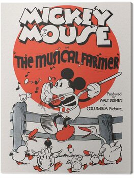 Canvas-taulu Mickey Mouse - The Musical Farmer