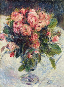 Canvas-taulu Moss-Roses, c.1890
