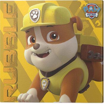 Canvas-taulu Paw Patrol - Rubble on the Double