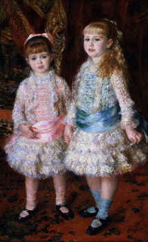 Canvas-taulu Pink and Blue or, The Cahen d'Anvers Girls, 1881