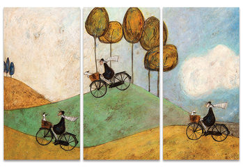 Sam Toft - Just One More Hill Canvas-taulu