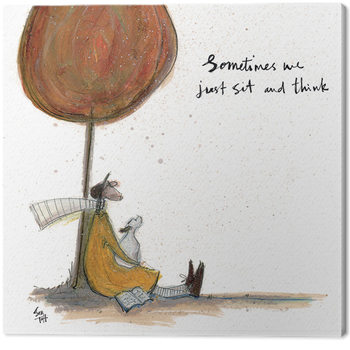 Sam Toft - Sometimes we Just Sit and Think Canvas-taulu