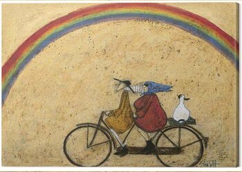 Canvas-taulu Sam Toft - Somewhere under a Rainbow