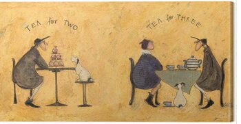 Canvas-taulu Sam Toft - Tea For Two Tea For Three