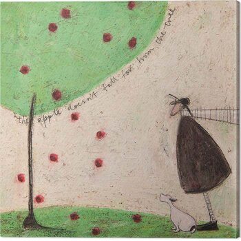 Canvas-taulu Sam Toft - The Apple Doesn‘t Fall From the Tree