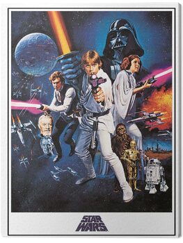 Canvas-taulu Star Wars: Episode IV - A New Hope - One Sheet