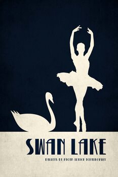 Canvas-taulu Swan Lake