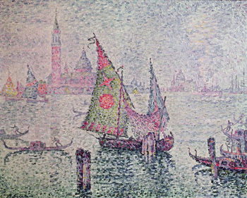 Canvas-taulu The Green Sail, Venice, 1904
