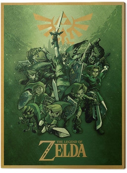 Canvas-taulu The Legend Of Zelda - Link Fighting