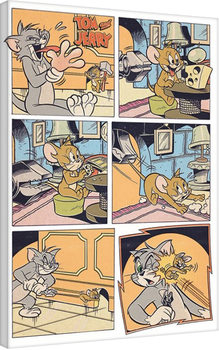 Tom & Jerry - Panels Canvas-taulu