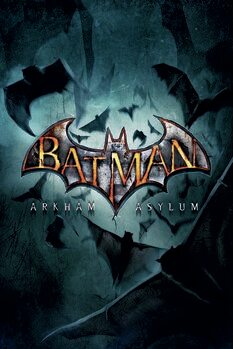Canvas-taulu Batman Arkham Asylum -  Logo