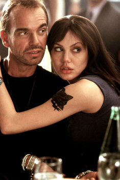 Canvas-taulu Billy Bob Thornton and Angelina Jolie, 1999