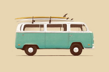 Canvas-taulu Blue Van