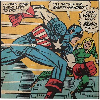 Canvas-taulu Captain America - Empty Handed