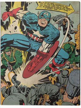 Canvas-taulu Captain America - Soldiers