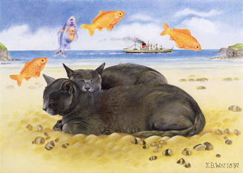 Canvas-taulu Fish Dreams, 1997