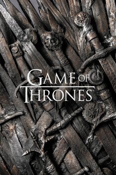 Canvas-taulu Game of Thrones - Sword throne